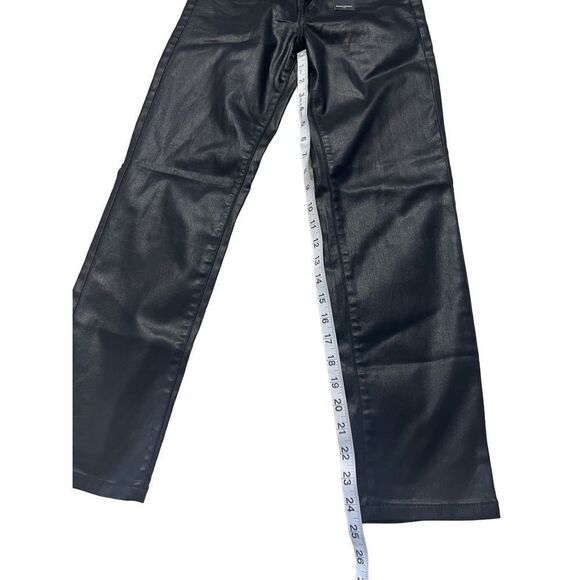 Banana Republic Women's Black High-Rise Slim Straight-Leg Jeans Petite 25/0 NWT - Picture 3 of 6